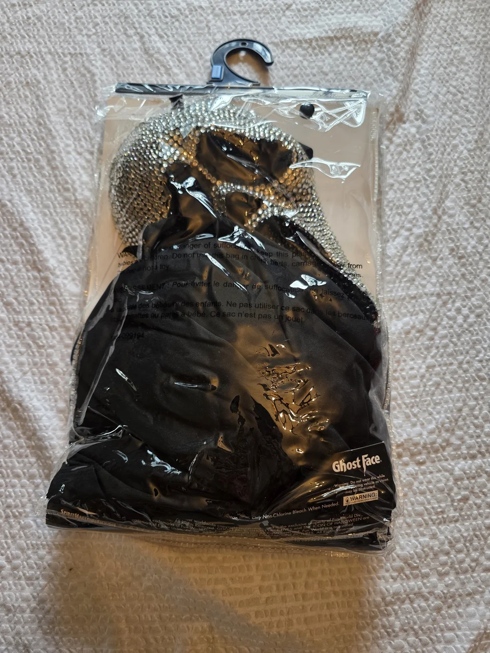 Spirit Bling Ghost Face Adult Costume - Black - Picture 7 of 8